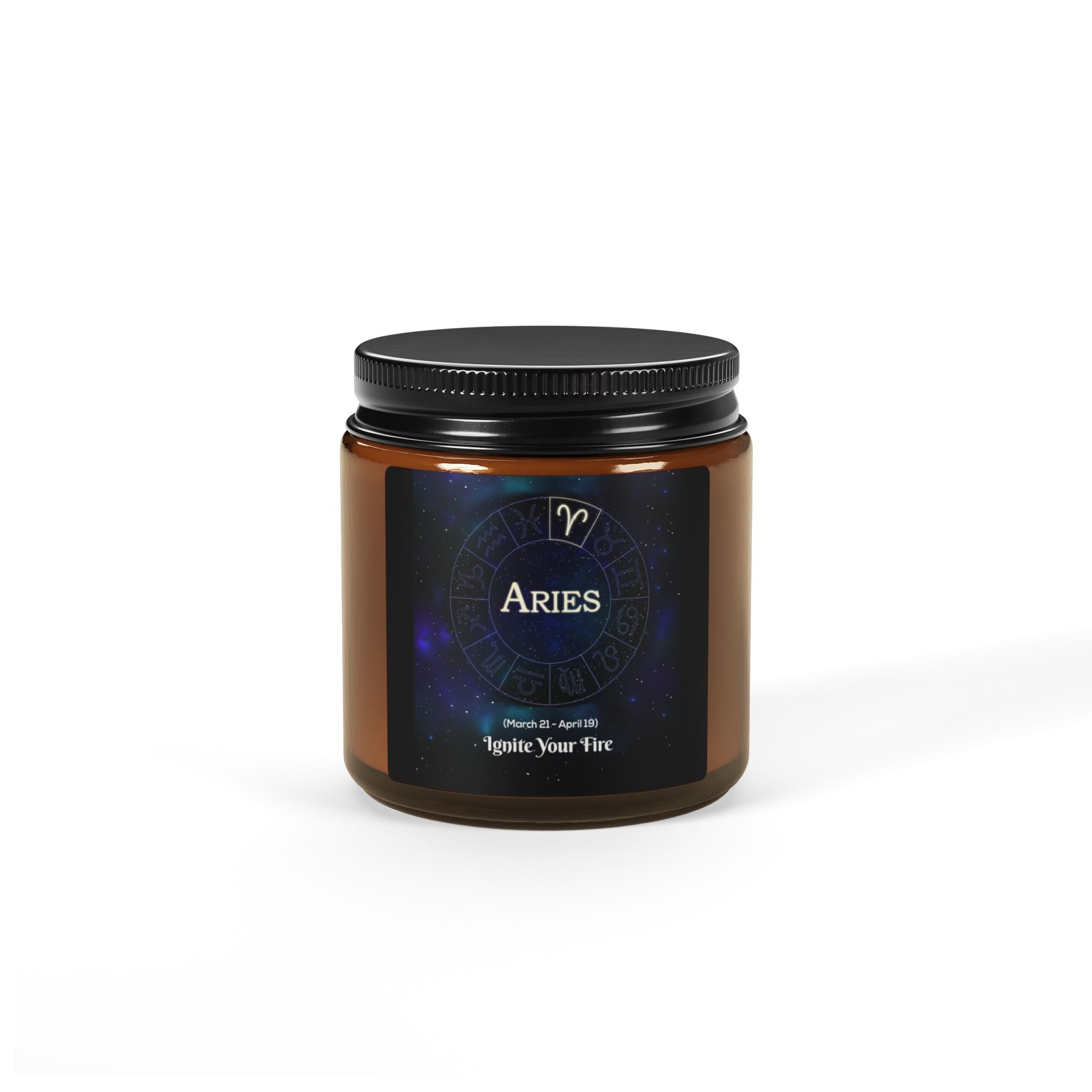 SCENTED SOY CANDLE (MULTI-SIZE, AMBER JAR)